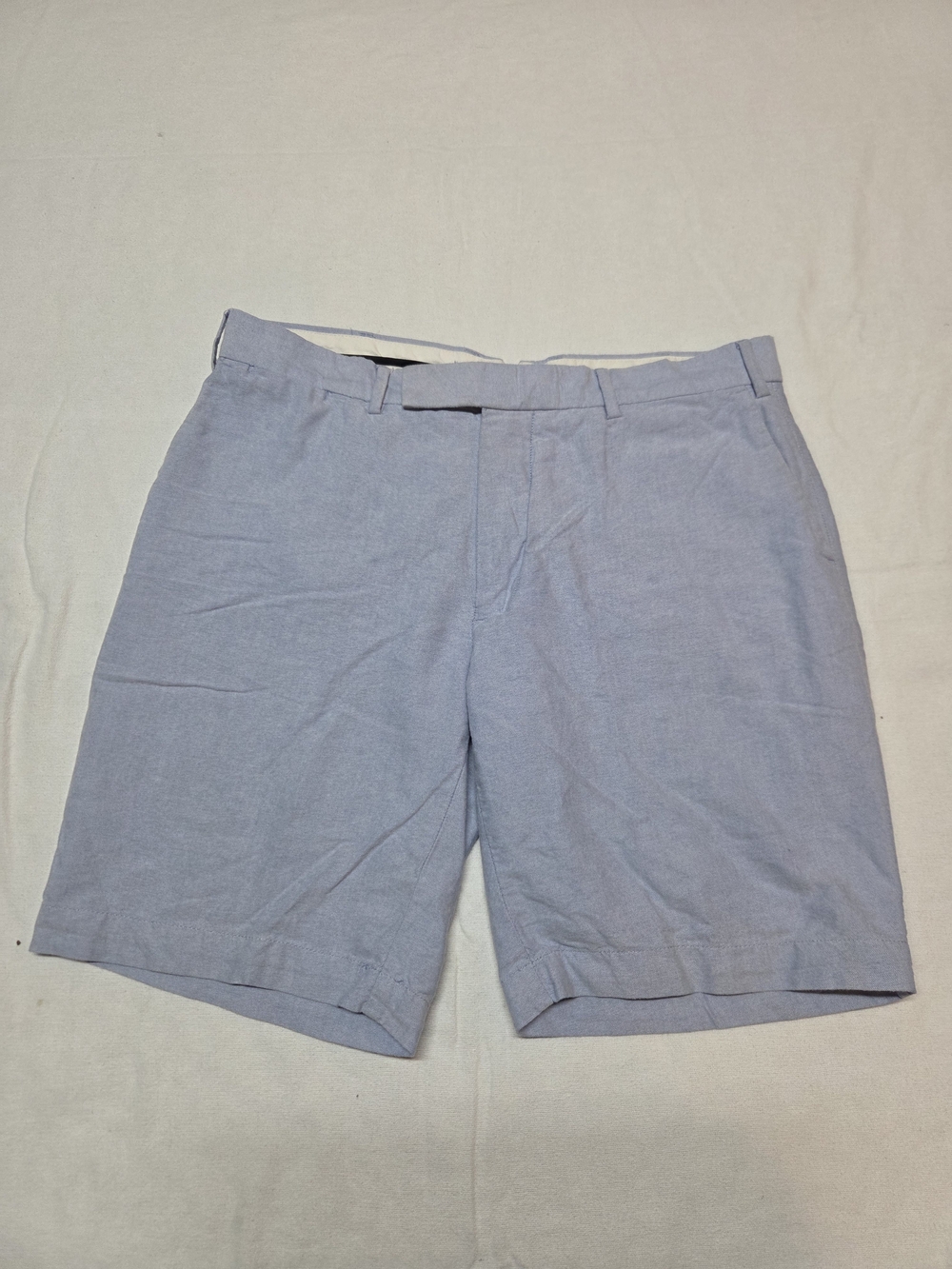 Polo by Ralph Lauren Men’s Light Blue Flat-Front Shorts